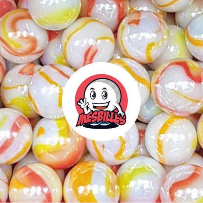 1 Canica Tigre Naranja 16 mm