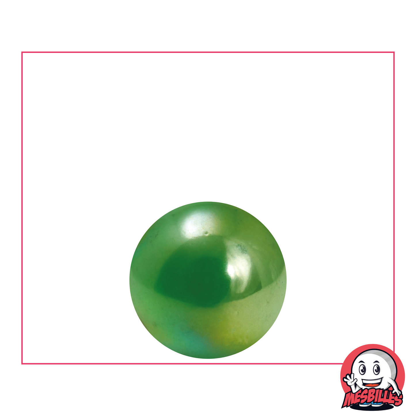 Canica verde irisada | La verdadera belleza reside en la simplicidad