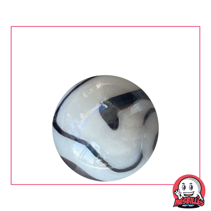 1 Canica Zebra Marrón 25 mm