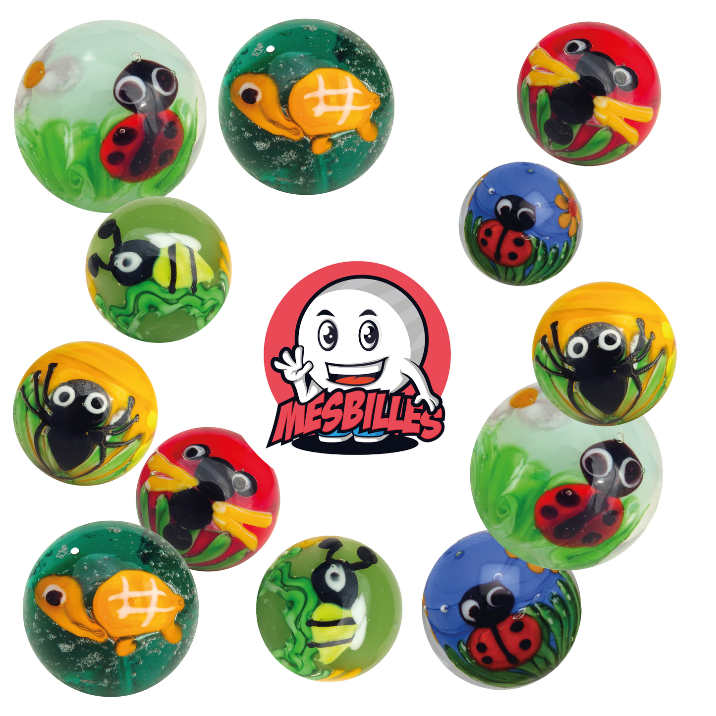 1 Canica Art Araña 16 mm