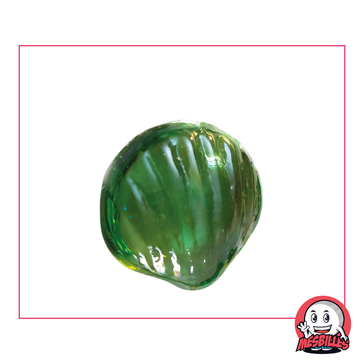 1 Canica Concha Verde Claro