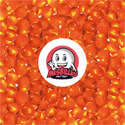 1 Canica Luz Naranja 14 mm