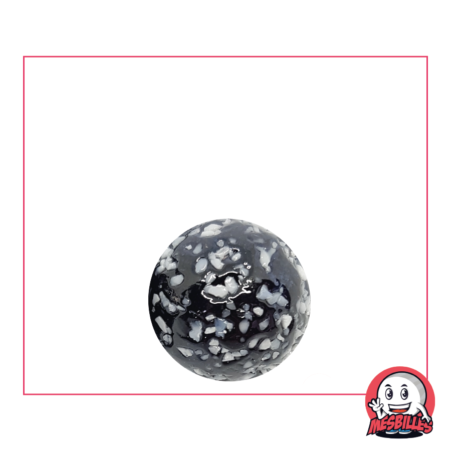 1 Canica pepita Negro 16 mm