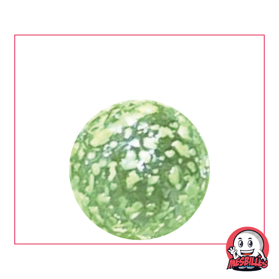 1 Canica Pépite Verde 25 mm