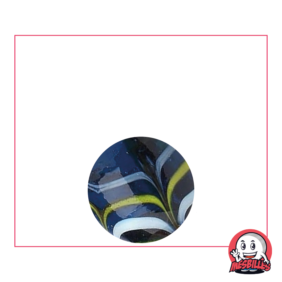 1 Canica Spider Azul 16 mm