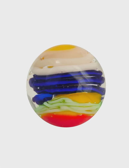 1 Canica Art Spiralo Azul 22 mm