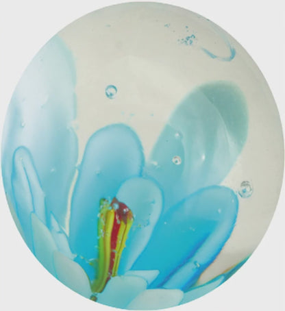 1 Canica Arte Flor 3D Rosa 16 mm